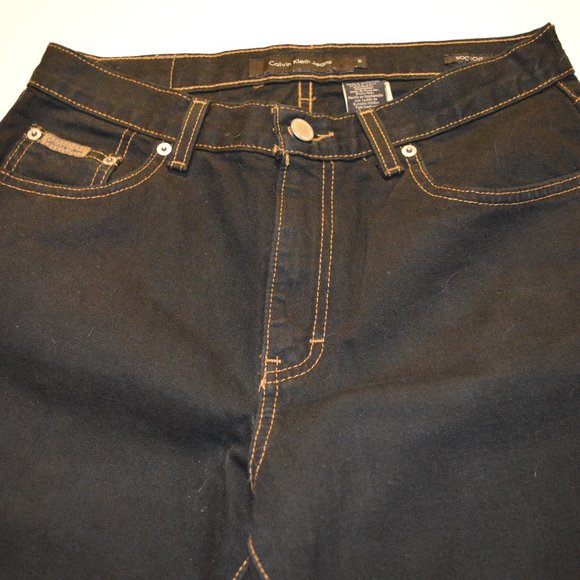 Calvin Klein Bootcut Black Women's Size 6 Five Pocket - Picture 2 of 8